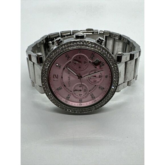 Michael Kors MK6105 Women Silver Stainless Steel Analog Dial Quartz Watch JNA636 - Picture 5 of 11